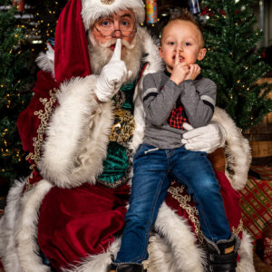 Santa with a Kid
