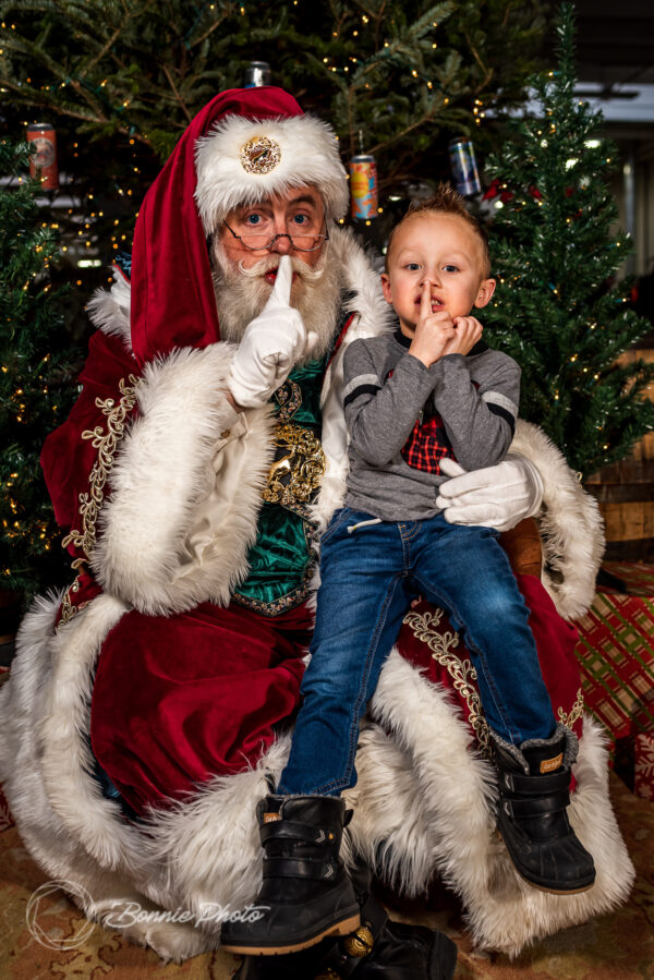 Santa with a Kid